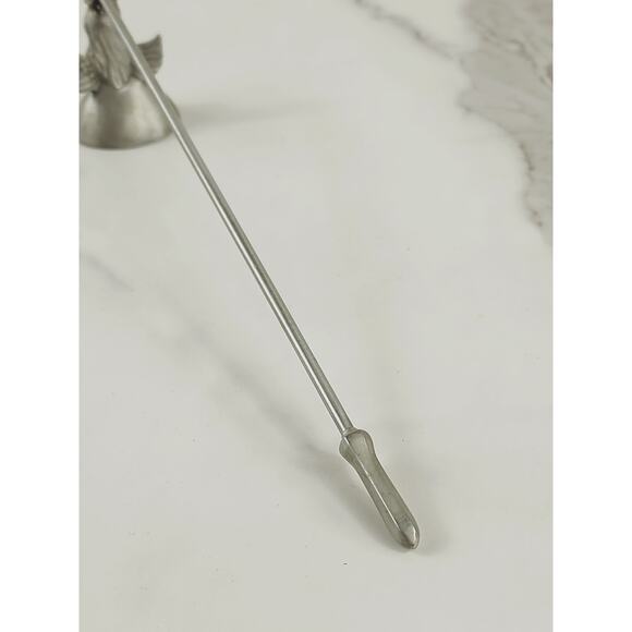 Rawcliffe Angel Candle Snuffer Extinguisher Pewter P. Davis 1979 Douter 8 3/4" - Picture 7 of 14